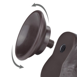 DILDO DONG 8'' SLIDING SKIN DUAL LAYER