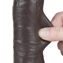 DILDO DONG 8'' SLIDING SKIN DUAL LAYER