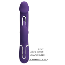 WIBRATOR PRETTY LOVE 7 FUNKCJI WIBRACJI 4 FUNKCJE LIZANIA