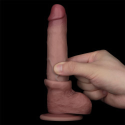 DILDO 7,5" SLIDING SKIN PRO II