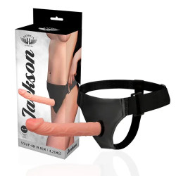 STRAP ON HARNESS ATTRACTION - RNES JACKSON 19.8 CM -O- 4.2 CM
