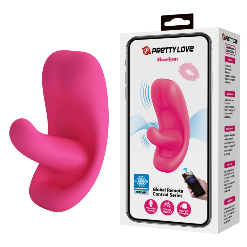 WIBRATOR HAZELYNN PRETTY LOVE -  12 TRYBÓW WIBRACJI,STEROWANIE ZA POMOCĄ APLIKACJI