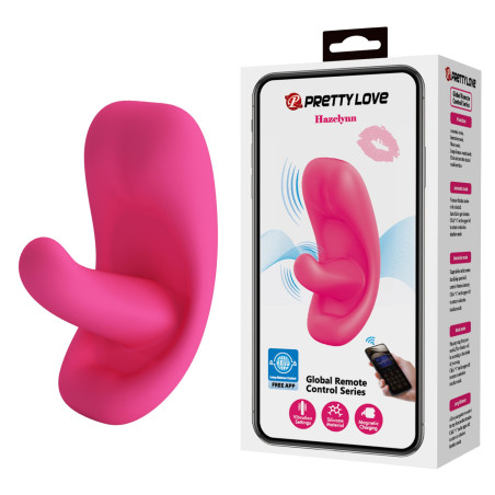 WIBRATOR HAZELYNN PRETTY LOVE -  12 TRYBÓW WIBRACJI,STEROWANIE ZA POMOCĄ APLIKACJI