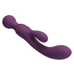 WIBRATOR PRETTY LOVE ALL ROUNDER KRÓLICZEK O PODWÓJNYM DZIAŁANIU