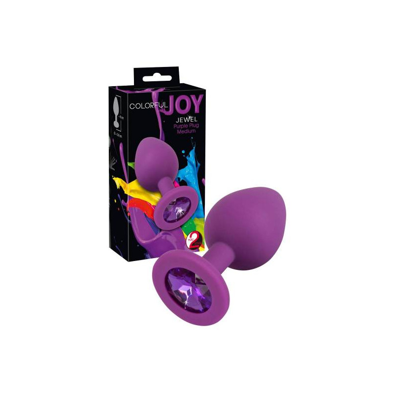 PLUG Colorful JOY JEWEL PURPLE MEDIUM