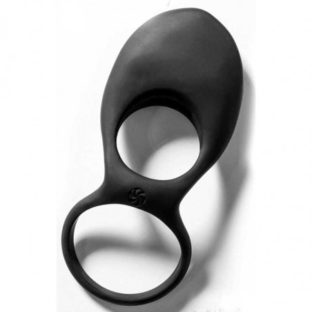 PIERŚCIEŃ VIBRATING DOUBLE COCKRING DAYDREAM BLACK