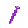 KOREK / PLUG BEAD WITH CRYSTAL EMOTIONS  CHUMMY PURPLE