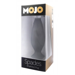 KOREK MOJO SPADES SMALL BUTT PLUG BLACK