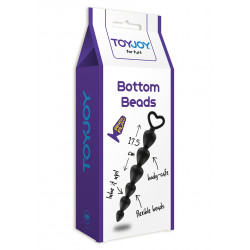 PLUG / KULKI ANALNE BOTTOM BEADS BLACK