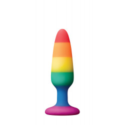 KOREK COLOURFUL LOVE RAINBOW ANAL PLUG SMALL