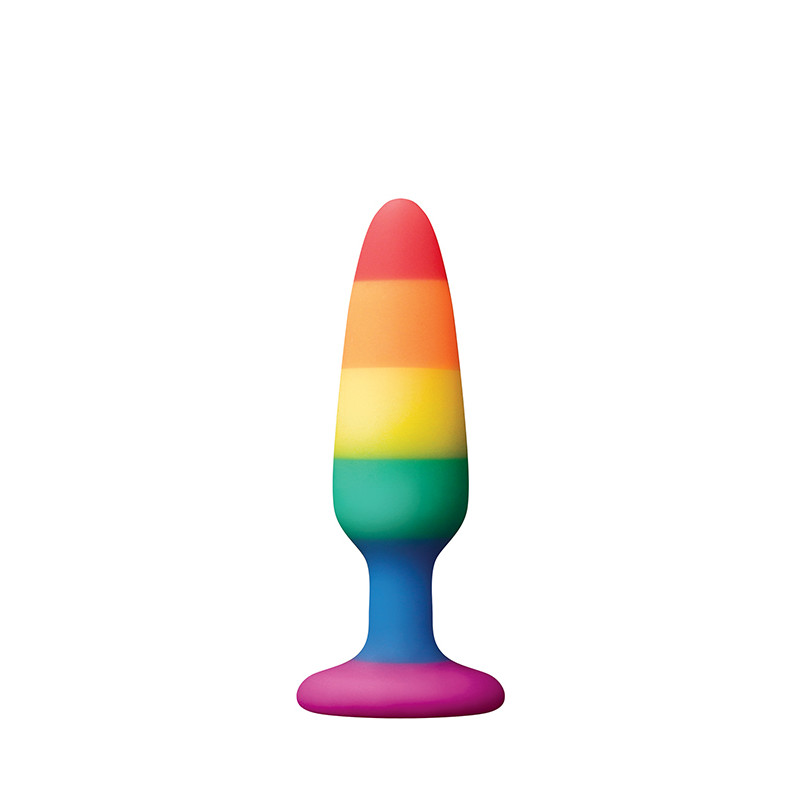 KOREK COLOURFUL LOVE RAINBOW ANAL PLUG SMALL