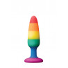 KOREK COLOURFUL LOVE RAINBOW ANAL PLUG SMALL