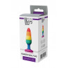 KOREK COLOURFUL LOVE RAINBOW ANAL PLUG SMALL