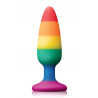 KOREK COLOURFUL LOVE RAINBOW ANAL PLUG MEDIUM