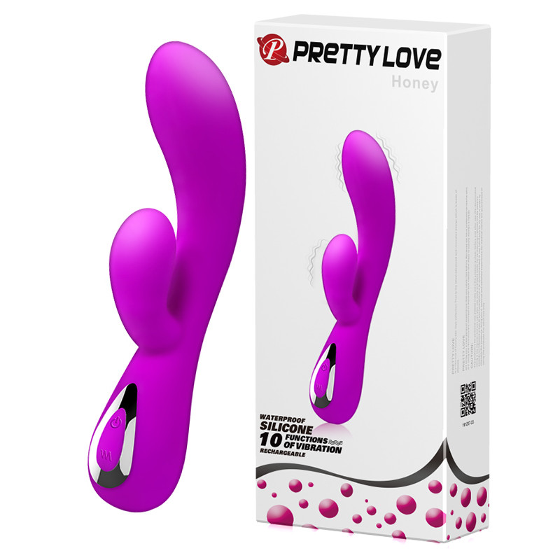 WIBRATOR PRETTY LOVE-HONEY USB-10 FUNKCJI