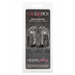 NONPIERCING NIPPLE JEWELRY ONYX