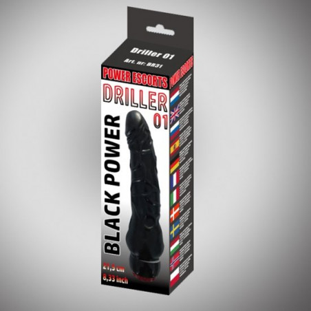 WIBRATOR DRILLER 01 BLACK 21,5 CM