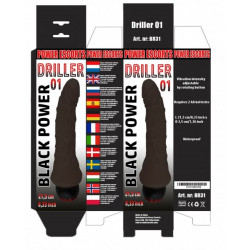 WIBRATOR DRILLER 01 BLACK 21,5 CM