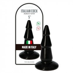 PLUG ITALIAN COCK 5" BLACK