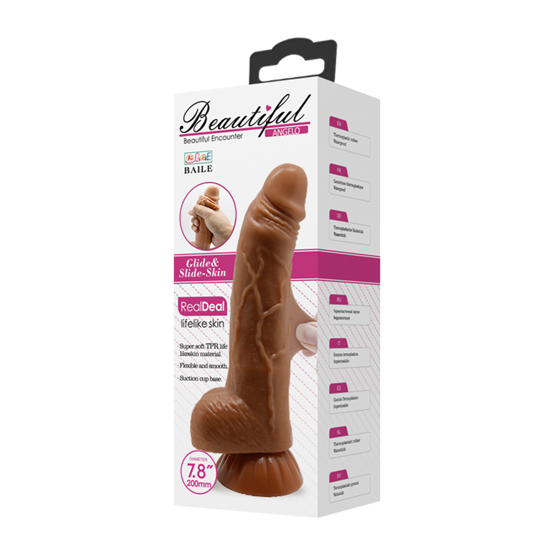 DILDO BAILE BEAUTIFUL ANGELO 7,8" 20 CM