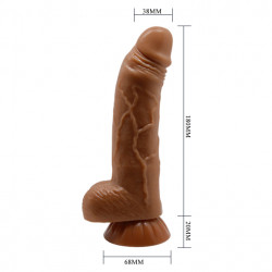 DILDO BAILE BEAUTIFUL ANGELO 7,8" 20 CM