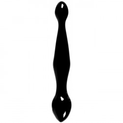 DILDO SZKLANE TAPERED ICE BLACK
