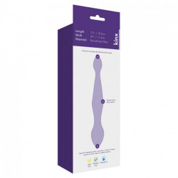 DILDO SZKLANE TAPERED ICE BLACK