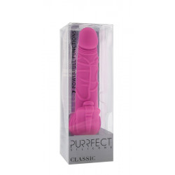 WIBRATOR PURRFECT SILICONE CLASSIC 7INCH PINK