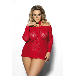 ALECTO RED CHEMISE XXL+