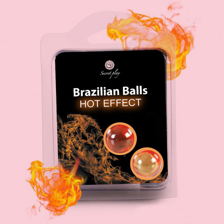 SET 2 BRAZILIAN BALLS HOT EFFECT KULKI DO MASAŻU