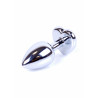 KOREK-JEWELLERY SILVER HEART PLUG CLEAR