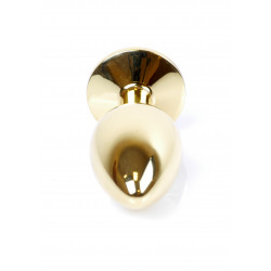 KOREK-PLUG JEWELLERY GOLD PLUG CLEAR