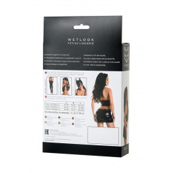 WETLOOK GLOSSY KOMPLET GIGI CZARNY S