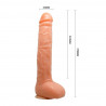 DILDO REALISTIC DILDO G SPOT STIMULATING 21 CM