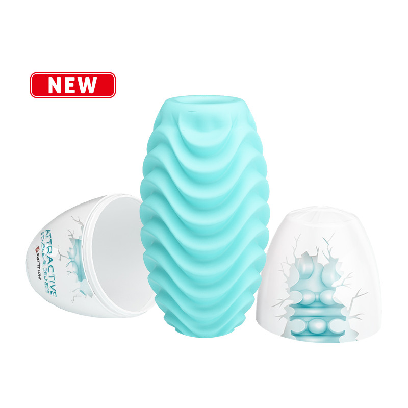MASTURBATOR JAJKO ATTRACTIVE DOUBLE SIDED EGG ZIELONE