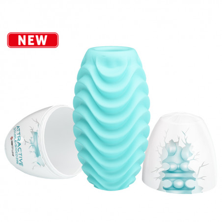 MASTURBATOR JAJKO ATTRACTIVE DOUBLE SIDED EGG ZIELONE