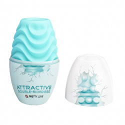 MASTURBATOR JAJKO ATTRACTIVE DOUBLE SIDED EGG ZIELONE
