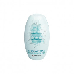 MASTURBATOR JAJKO ATTRACTIVE DOUBLE SIDED EGG ZIELONE