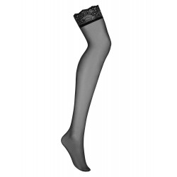 OBSESSIVE AMALLIE STOCKINGS POŃCZOCHY S/M CZARNE