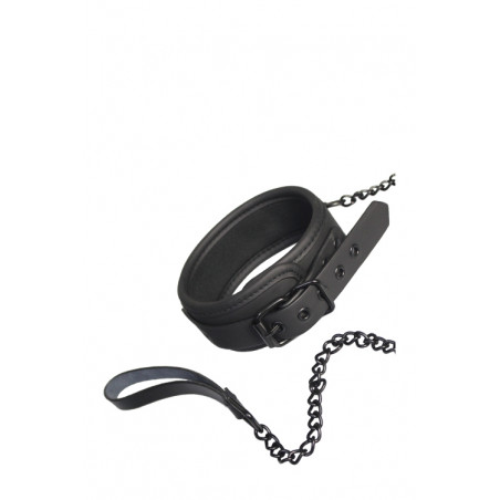 OBROŻA BLAZE COLLAR AND CHAIN BLACK