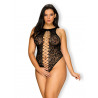 OBSESSIVE B 129 TEDDY BODY CZARNE XL/XXL