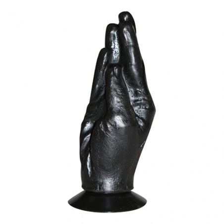 DILDO DŁOŃ ALL BLACK FISTING HAND 18 CM.